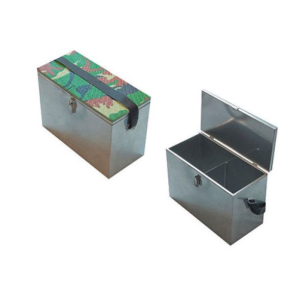 Рыболовный ящик Россия оцинкованная сталь 30x19x29 в Самаре