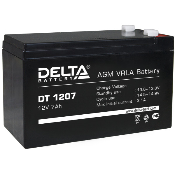 Аккумулятор Delta DT 1207 в Самаре