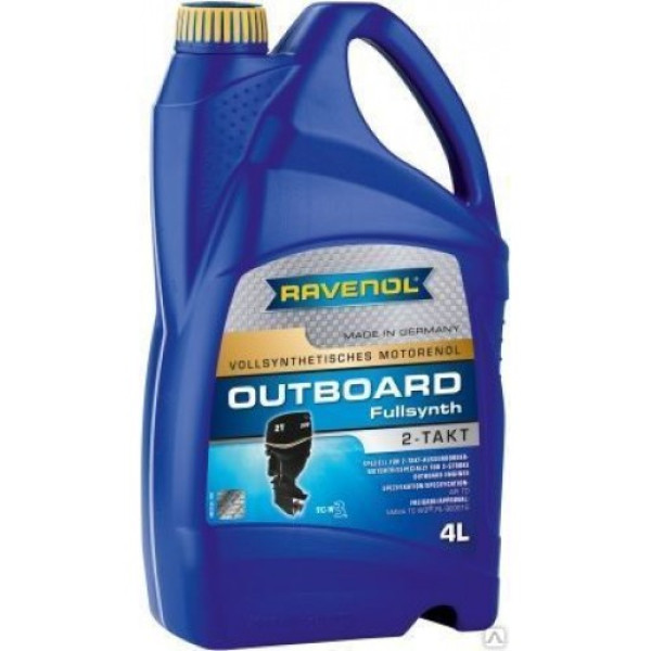 Масло RAVENOL Outboardoel 2T Mineral 4 л в Самаре