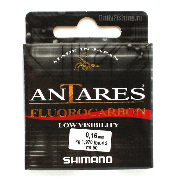 Леска зимняя Shimano Antares Fluorocarbon 30 м. 0,10 мм в Самаре