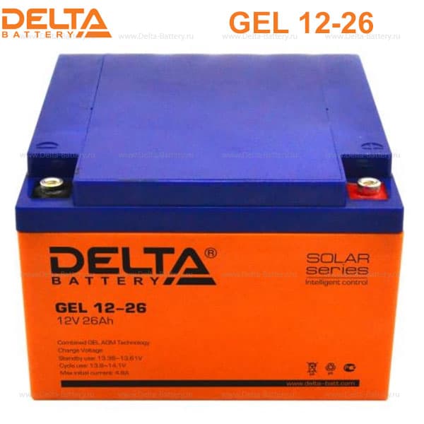 Аккумуляторная батарея Delta GEL 12-26 в Самаре