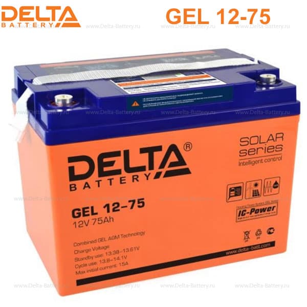 Аккумуляторная батарея Delta GEL 12-75 в Самаре