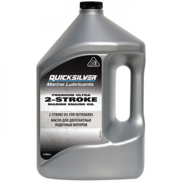 Масло Quicksilver 2-stroke Premium Ultra TCW3 4л 92-8M0170005 в Самаре