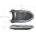 Лодка надувная Angler SKAT TRITON 370NDFi с интегрир. фальшбортом и пласт. транц в Самаре